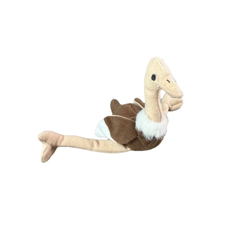 TY Beanie Baby – STRETCH the Ostrich (6.5 in) With Tags Vintage